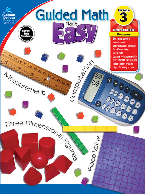 Title details for Guided Math Made Easy, Grade 3 by Lisa Willman - Available